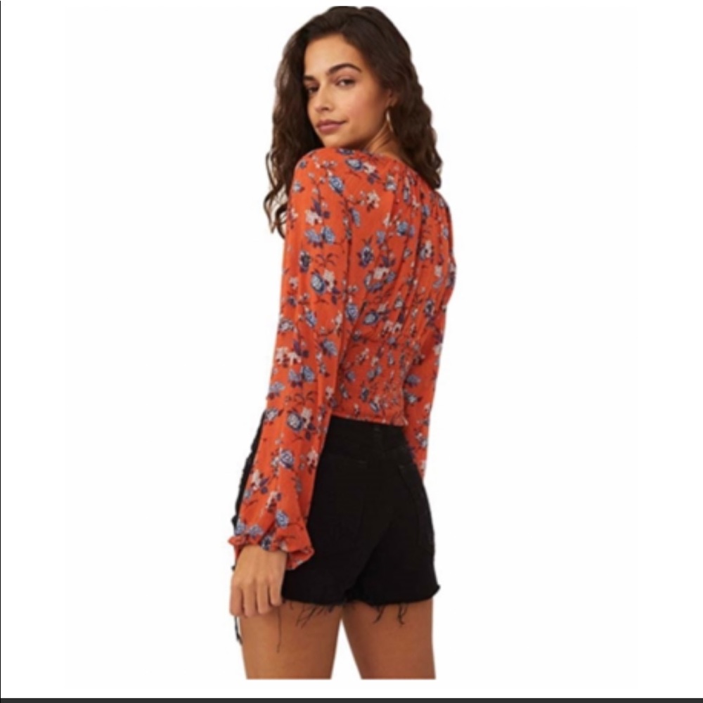 NWT Free People New Final Rose Blouse - Picture 4 of 9